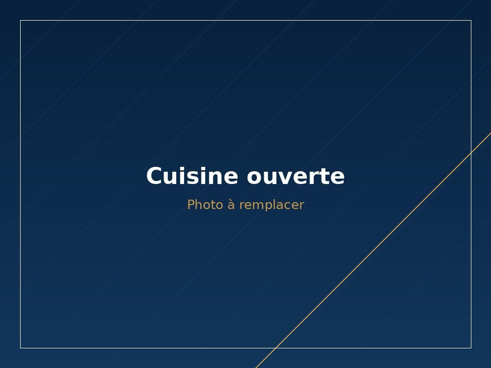 Cuisine contemporaine avec îlot central